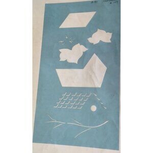 Sandy Aubuchon Stencil Birdhouse Ivy Easy Art Productions Free Form ST04